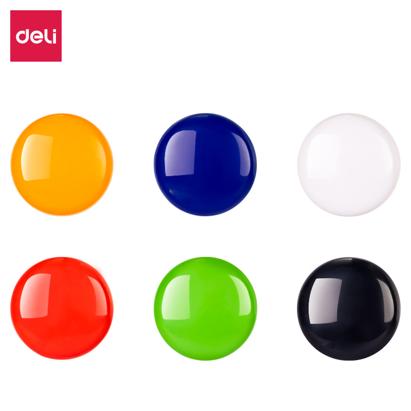 得力7823磁釘φ15mm(混)(12個/卡)