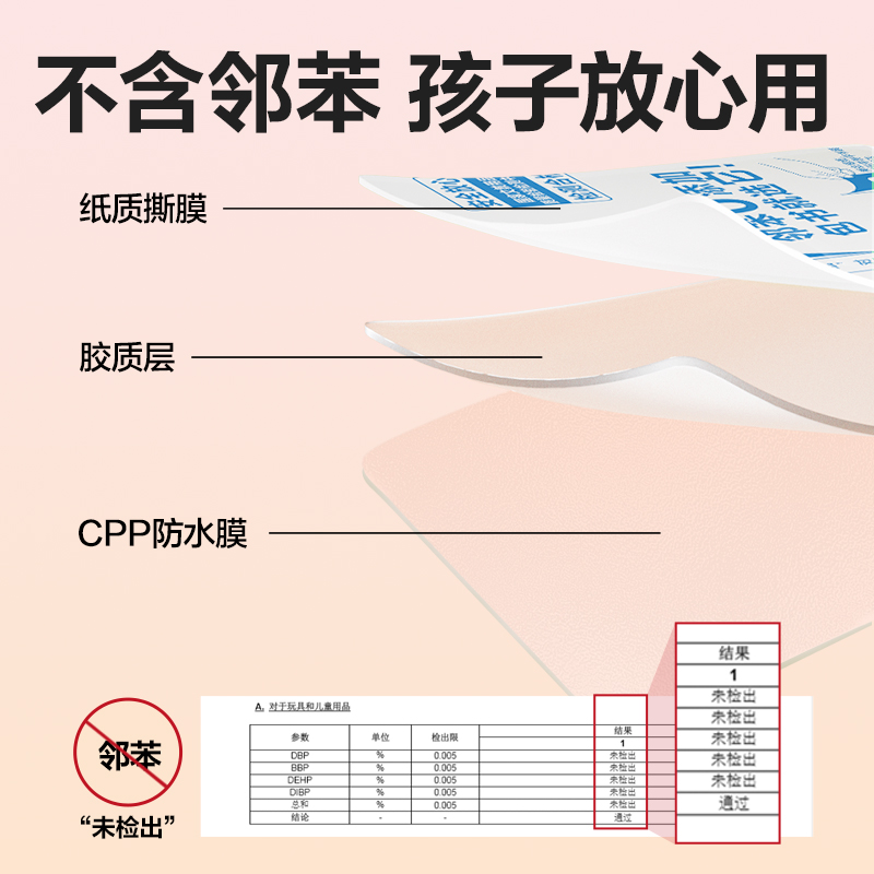 得力VM157S分段貼包書膜A4(混)(套)