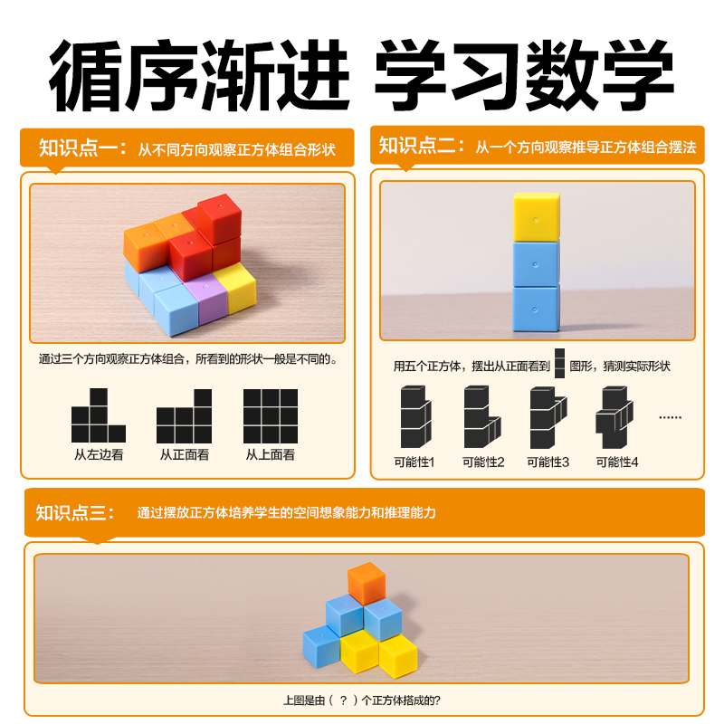 得力YX671學(xué)具磁力正方體-2cm20個(gè)(混)(袋)