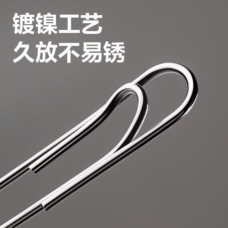 得力TS101回形針(銀)(盒)