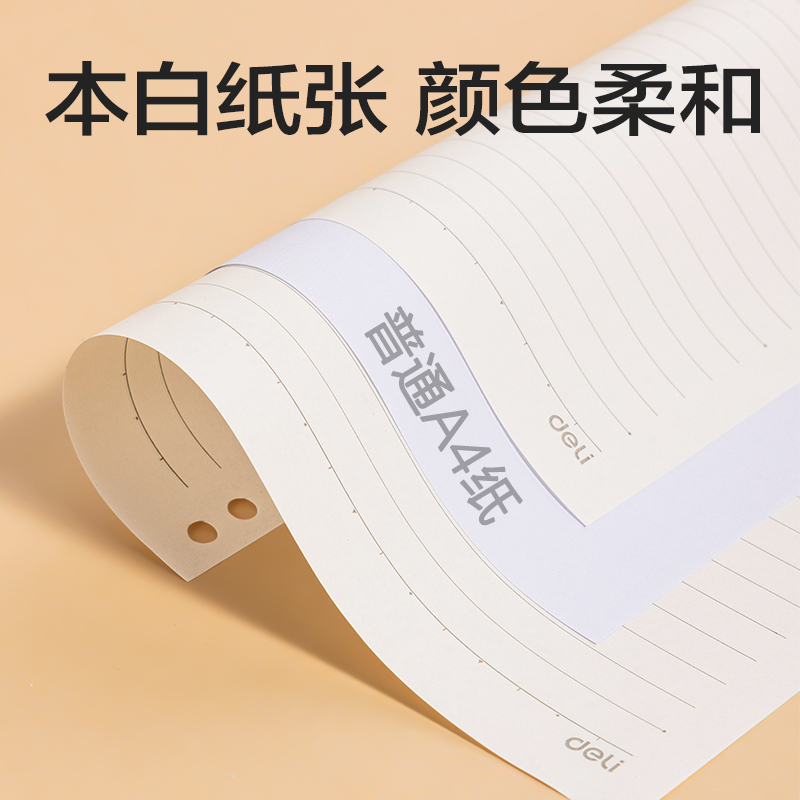 得力NB5180活頁替芯(橫線)(本)