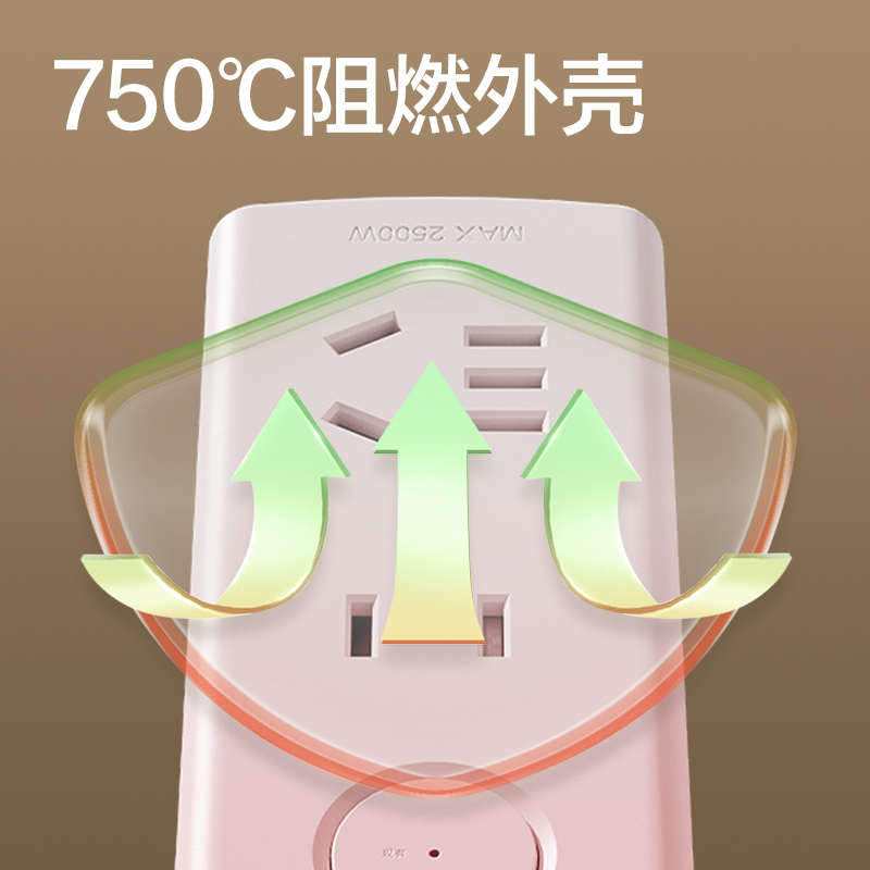 得力LU2111(1)插座_1+1_1米_PE袋(白)(個)