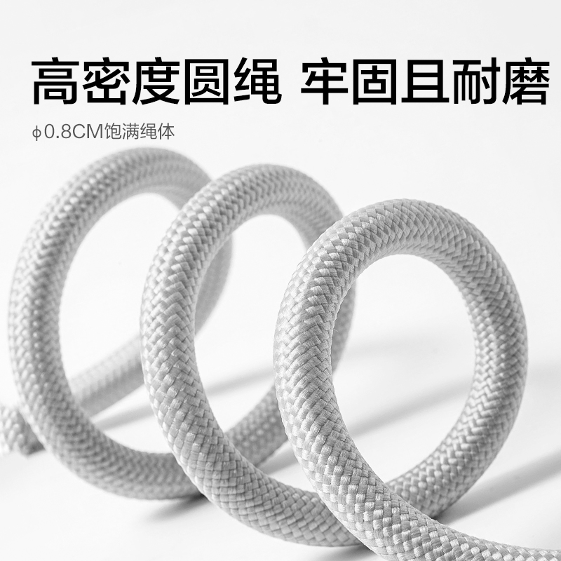 得力Bembam_BM503_1.5m基礎款寵物P繩(橙)(個)