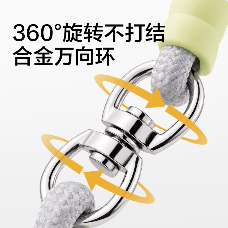 得力Bembam_BM503_1.5m基礎款寵物P繩(橙)(個)