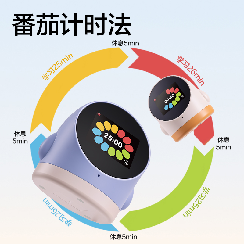 得力LE985智能電子鬧鐘(白)(臺)
