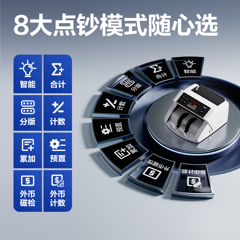 得力9105點(diǎn)鈔機(jī)-點(diǎn)鈔機(jī)(白)(臺(tái))