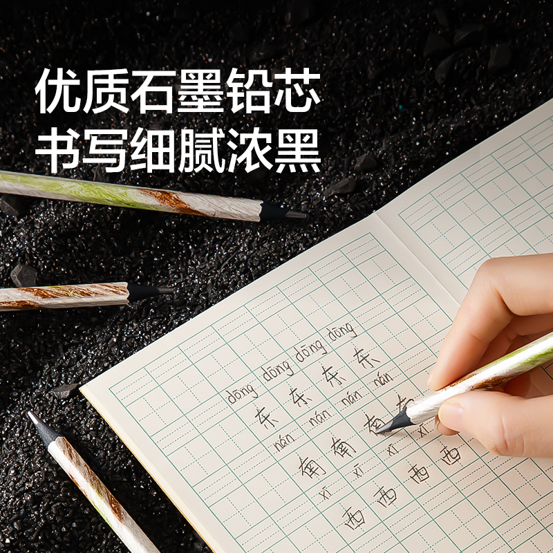紐賽NS1738-HB煥新黑金鉛筆HB(混)(8支/盒)