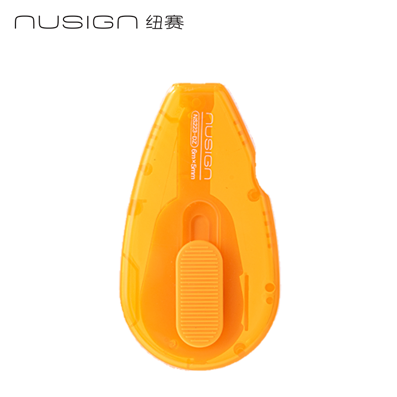 紐賽NS223-DZ修正帶套裝5*5mm*6m(盒)(透明橙)